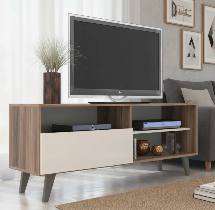 Rack para TV até 55” com 3 Nichos e 1 Porta - Image 2