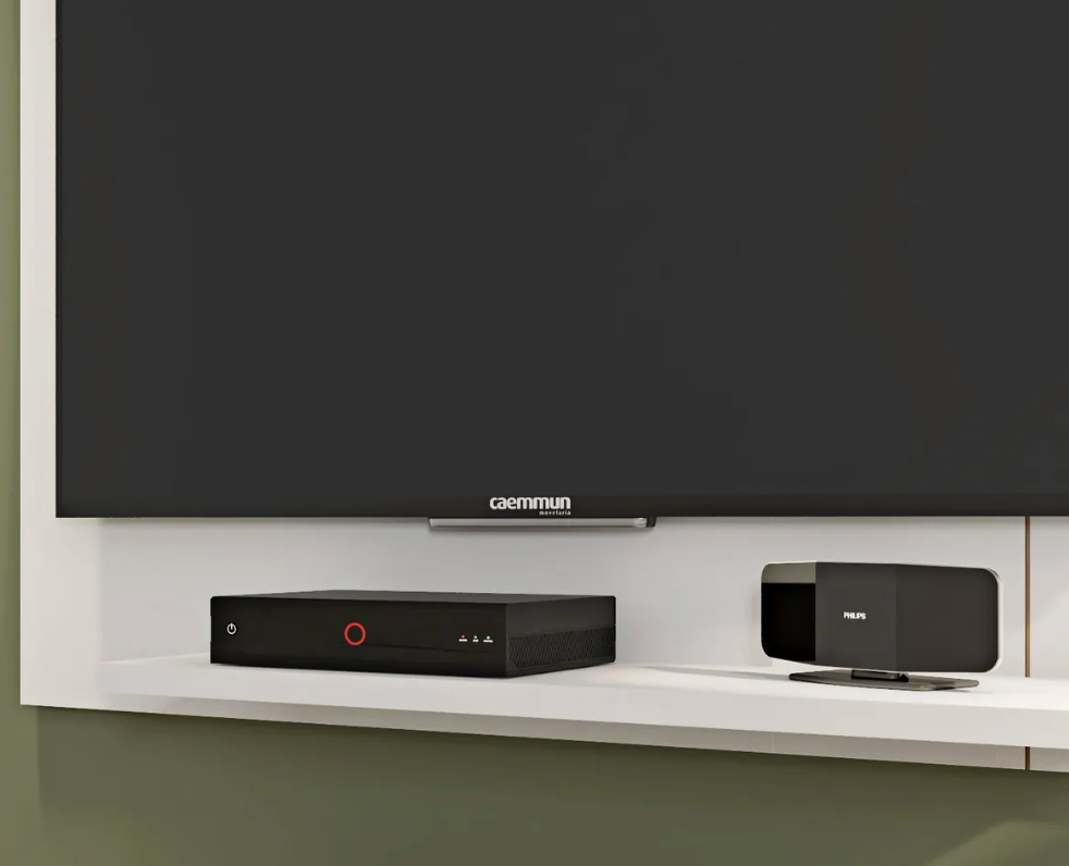 Painel para TV até 58 Polegadas Cross Caemmun – Branco - Image 2