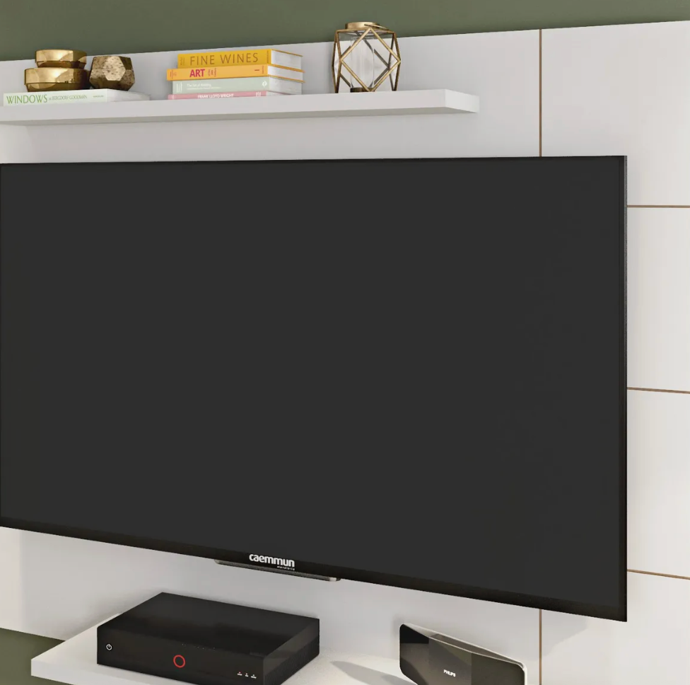 Painel para TV até 58 Polegadas Cross Caemmun – Branco - Image 3