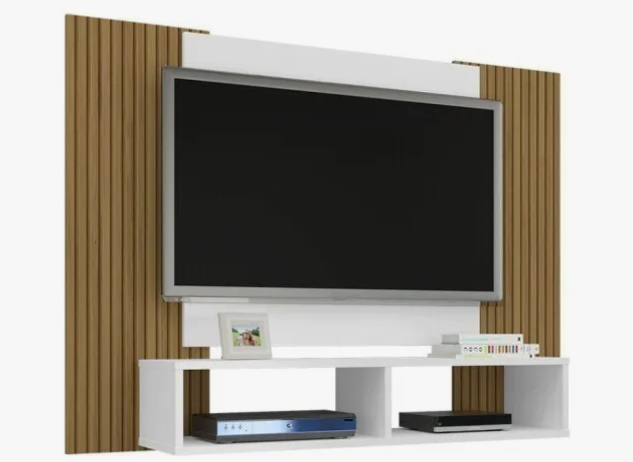 Painel para TV até 42 Polegadas 2 Nichos Navi