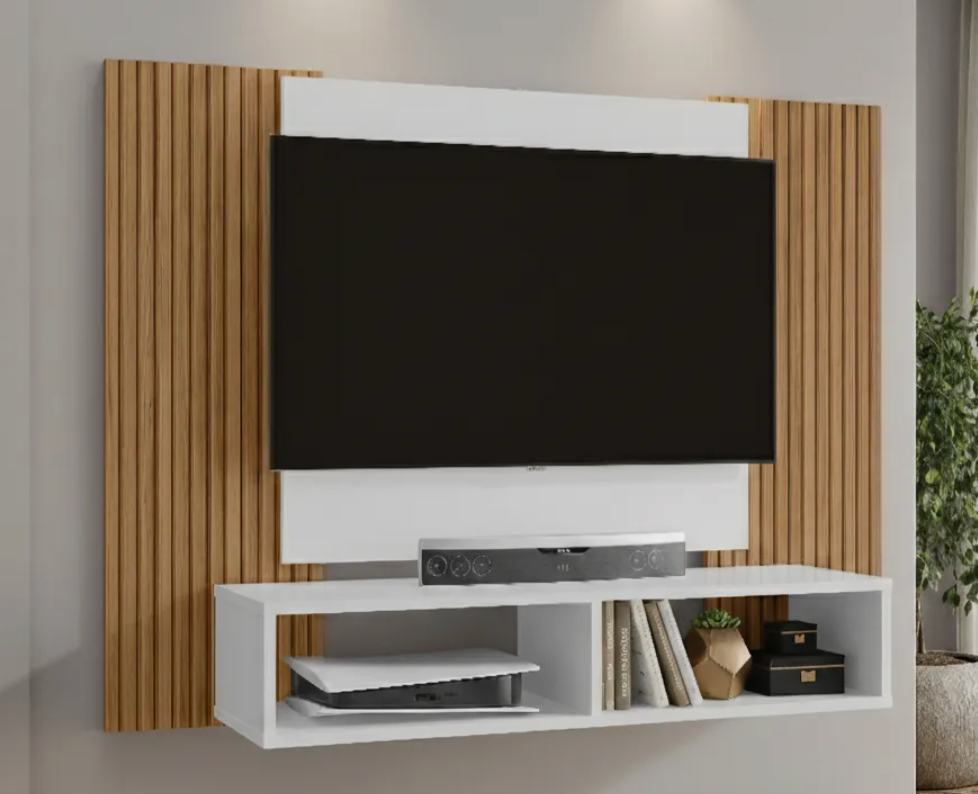 Painel para TV até 42 Polegadas 2 Nichos Navi - Image 2