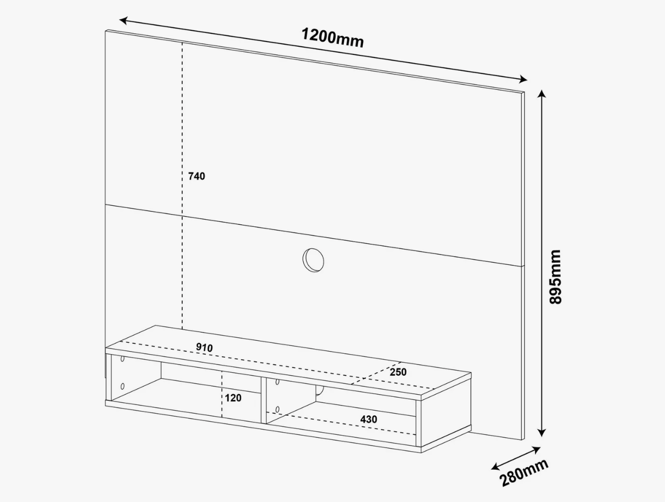Painel para TV até 42 Polegadas Flash - Image 3
