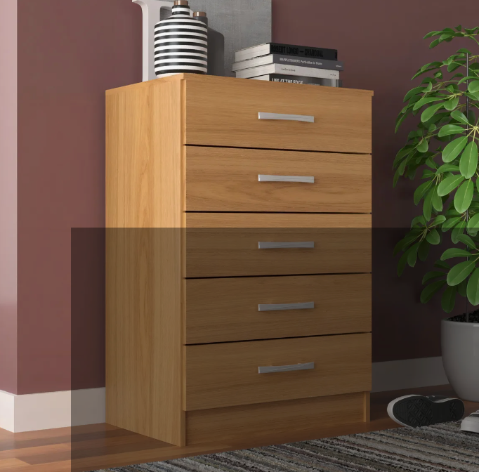 Cômoda 5 Gavetas Maxi – Evidência Móveis - Image 2