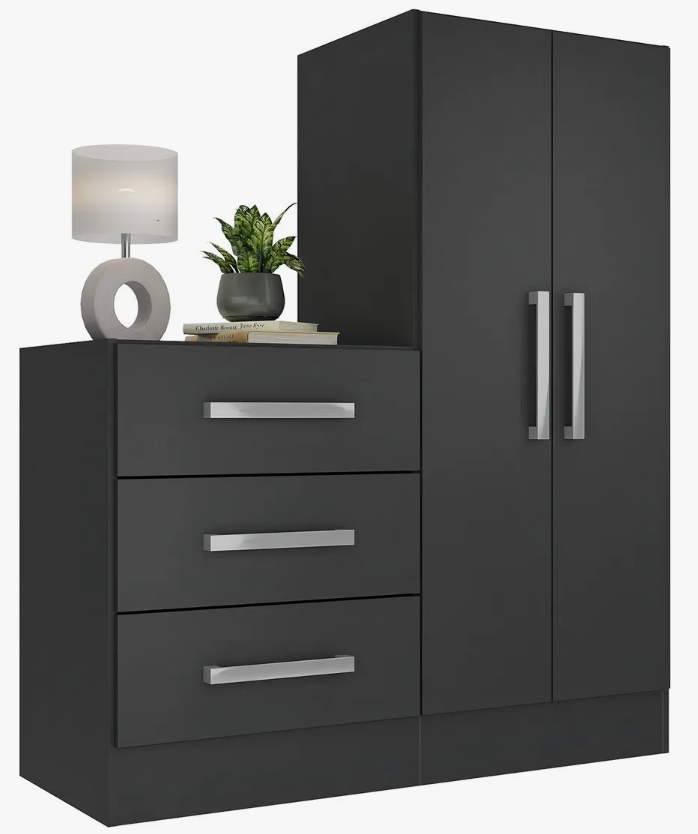 Cômoda Rodial Dunas com 2 Portas e 3 Gavetas